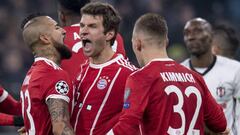 Bayern Munich 5-0 Besiktas: Vidal le ganó el duelo a Medel