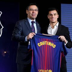 Bartomeu: "Hoy los culés del mundo son felices con Coutinho"