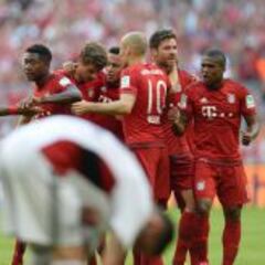 Bayern de Arturo Vidal gana y continúa con campaña perfecta