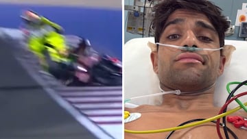 Qué le pasó a Jorge Martín? La cronología de un accidente que pudo costar muy caro - AS.com