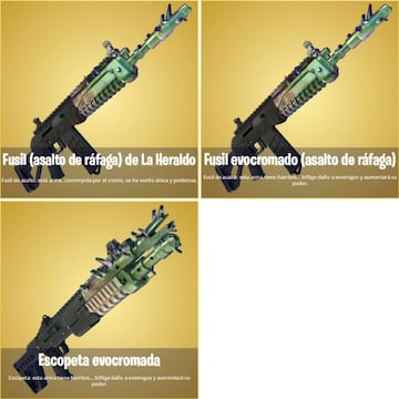 Todas las Armas M&iacute;ticas de Fortnite Temporada 4