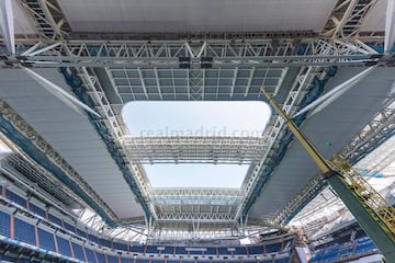 Llega el verano y con ello el parón de las competiciones y las obras de remodelación del Estadio Santiago Bernabéu avanzan a pasos agigantados. 