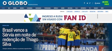 Prensa del mundo destaca triunfo de Brasil y choque con México