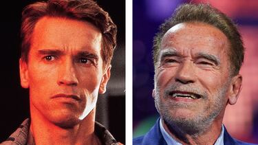 Los protagonistas de la película 'Desafío Total' Arnold Schwarzenegger