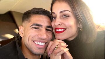 Achraf Hakimi e Hiba Abouk, padres por segunda vez con una asombrosa coincidencia