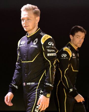 Kevin Magnussen y Jolyon Palmer.