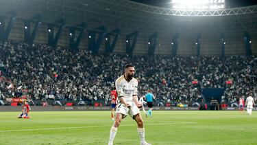 10/01/24 PARTIDO SEMIFINAL SUPERCOPA DE ESPAÑA 2024
REAL MADRID - ATLETICO DE MADRID
ALEGRIA GOL 3-3 DANI CARVAJAL