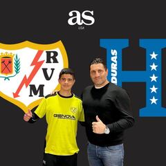 Christian Bonilla del Rayo Vallecano, opción para la selección de Honduras