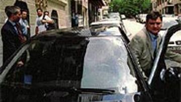 <b>LA FEDERACIÓN YA LO SABE</B>. Gerardo González y Camacho, ayer, antes de la comida en la que el técnico confirmó su marcha de la Selección.