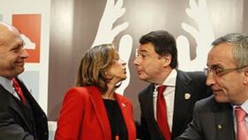 <b>UNIÓN. </b>Wert, Botella, González y Blanco, en el acto.