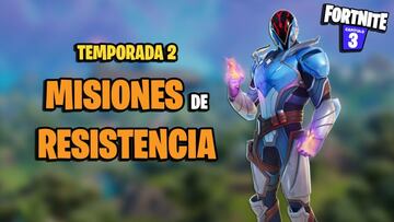 Desaf&iacute;os y misiones de Fortnite Temporada 2 - Resistencia: soluciones y recompensas