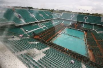 La jornada de Roland Garros aplazada por la lluvia