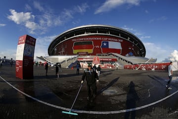 Belleza y color: las imágenes de los hinchas en Kazán