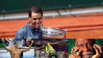 Nadal, con Bolt, Phelps o Russell en la galaxia de leyendas