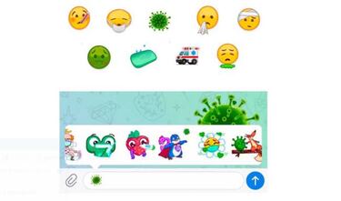 Telegram añade nuevas stikers del coronavirus