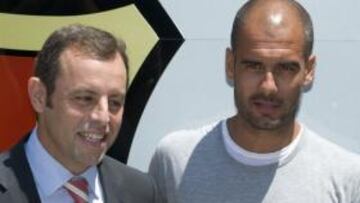 Cumbre Rosell-Guardiola tras la semana de polémicas