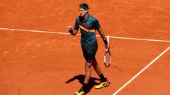 Del Potro carbura en Roland Garros y deja fuera a Jarry