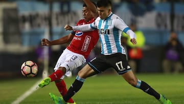 Racing 3 - Medellín 1 ; el equipo argentino está a un empate de octavos