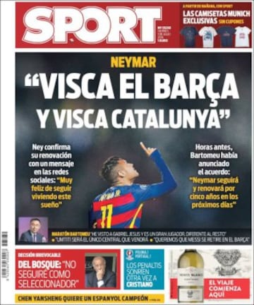 Portadas de la prensa mundial