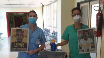 AS, con los enfermos en estos tiempos difíciles de COVID-19