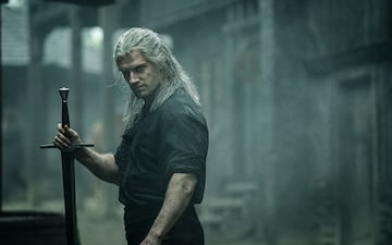 Henry Cavill caracterizado como Geralt de Rivia | Netflix