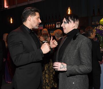 Joe Manganiello y Marilyn Manson.