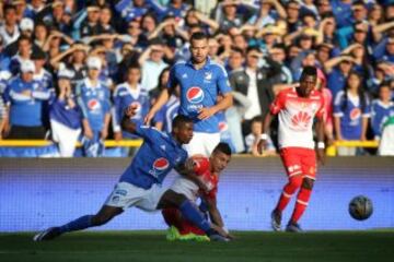 Millonarios se quedó con el clásico.