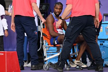 Noah Lyles, bronce en los 200 metros con COVID