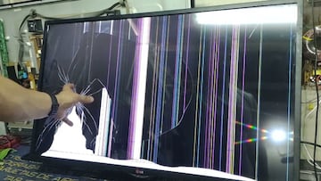 Televisión rota futuro Apple Vision Pro