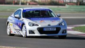 Imagen del Subaru BRZ con el se correrá el Pentacampeonato de España.