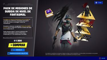 Fortnite: Pack de Misiones de Subida de Nivel de Fantasmal ya disponible