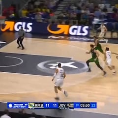 Campazzo y Ayón se visten de Globetrotters: jugadón que levantó al WiZink Center