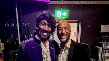 Hasselbaink caracterizado para una de las actuaciones en su paso por ‘Strictly Come Dancing'.