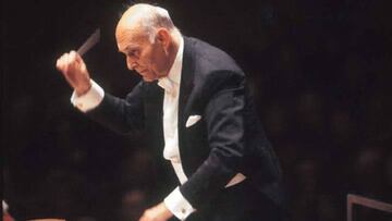 El director de orquesta Georg Solti