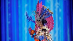 Miss Mexico Melissa Flores takes part in the National Costume show during the 72nd Miss Universe pageant in San Salvador, El Salvador November 16, 2023. REUTERS/Jose Cabezas