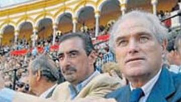 Ramón Calderón en la Real Maestranza de Sevilla.