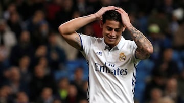 ¡Alarma! James Rodríguez se vuelve a lesionar