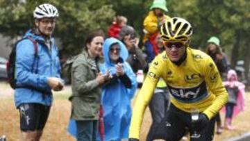 Chris Froome, el d&iacute;a que gan&oacute; el Tour de Francia.