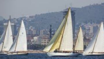 Los favoritos cumplen en aguas de Barcelona.