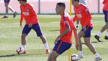 Nehu&eacute;n P&eacute;rez en un entrenamiento. 