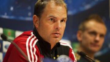 El t&eacute;cnico del Ajax, Frank de Boer.