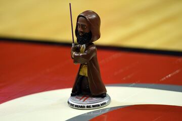 Figura de Star Wars en homenaje al jugador de los Houston Rockets James Harden.