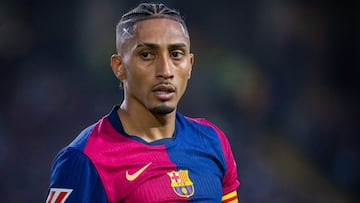 Raphinha, jugador del Barcelona.