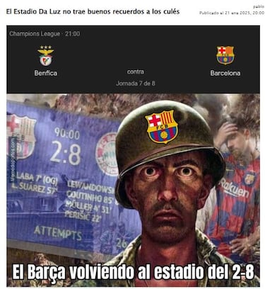 Las remontadas, protagonistas de los memes de la jornada Champions