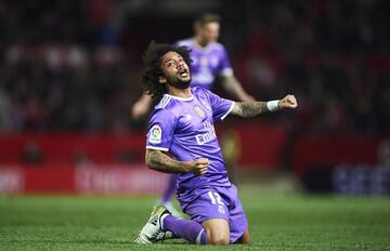 Marcelo knows he's one booking away from missing the second leg.