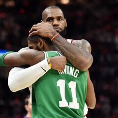 LeBron James decepcionado porque los Lakers no firmaron a Kyrie Irving