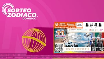 Sorteo Zodiaco 1653: números que cayeron hoy y premios | 14 de abril 2024