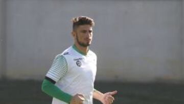 Piccini, en un entrenamiento.