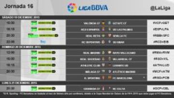 La Liga rectifica: el Madrid-Rayo se jugará el 20-D a las 16.00