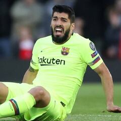 Suárez, al quirófano: menisco derecho de la rodilla derecha